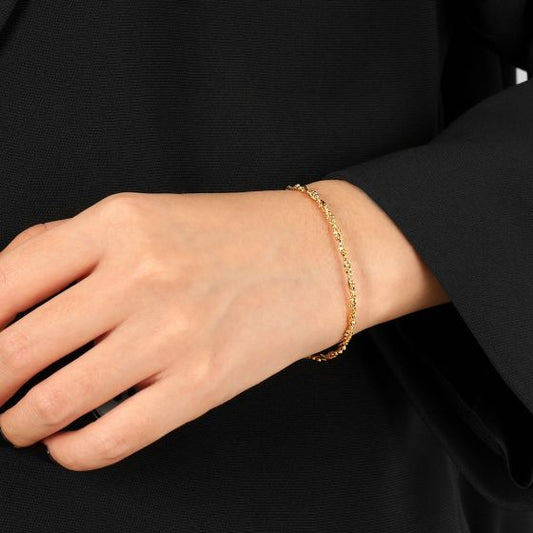 Bracelet Éclat Doré – L’élégance qui illumine chaque geste